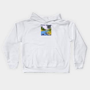 Clear Creek State Park, Pennsylvania Kids Hoodie